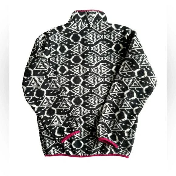 💫Patagonia Women’s Lightweight Synchilla™️ Snap-T™️ Pullover, XS, Ikat Fish, EUC - Picture 2 of 10